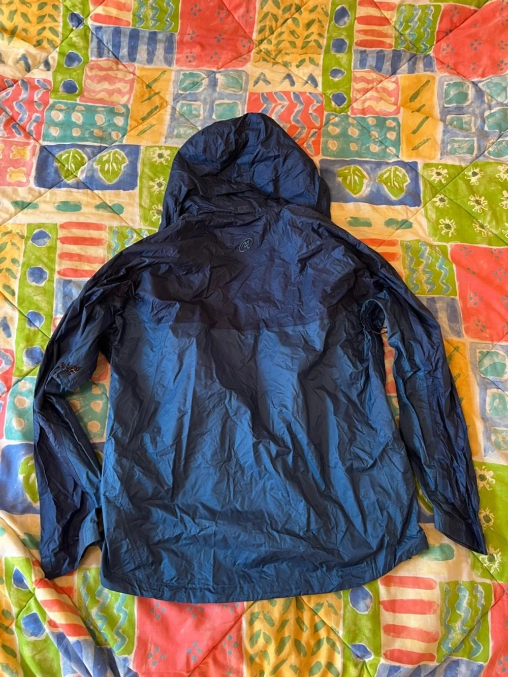 Cloudveil Men's Navy Packable Waterproof Hooded Rain Jacket - Picture 4 of 4